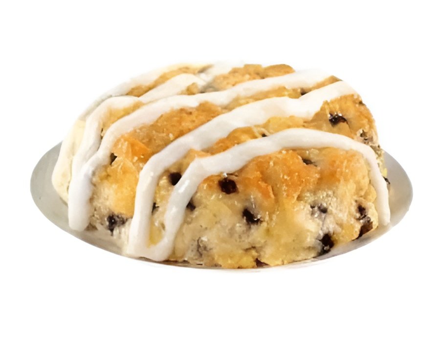 Bojangles Bo-Berry Biscuit close-up with icing