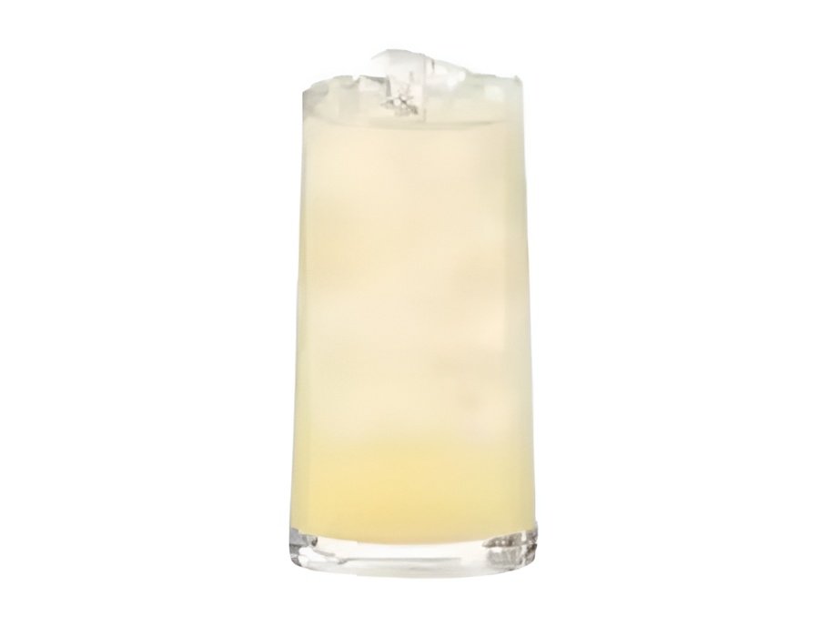 Fresh premium lemonade served in a tall glass with ice cubes and a lemon wheel garnish