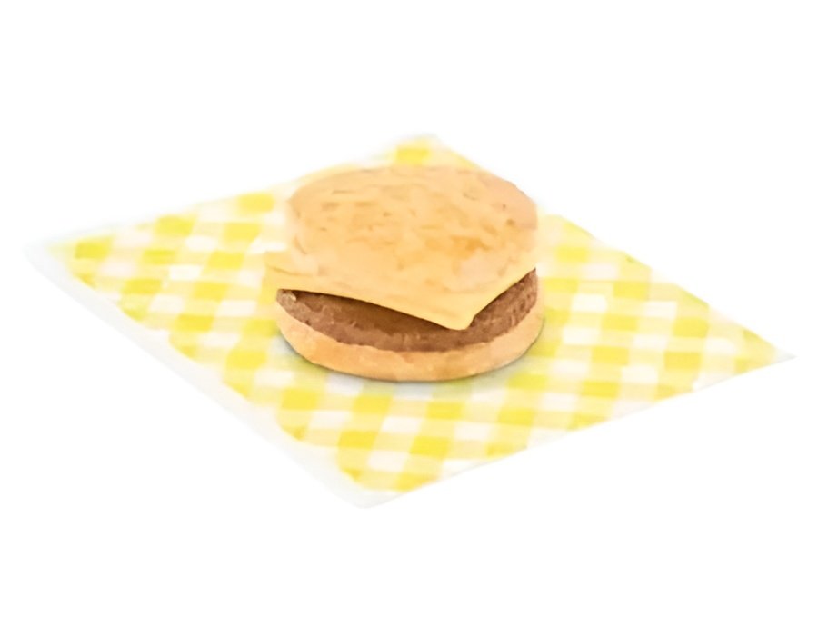 Bojangles Sausage and Egg Biscuit sandwich on a white wrapper