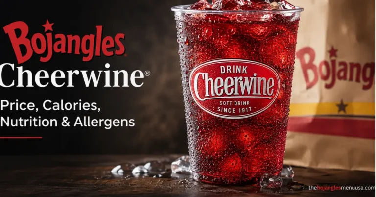 Cheerwine at Bojangles: Price, Calories, Ingredients & Allergen