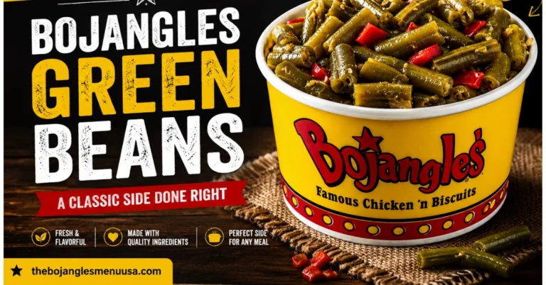 Bojangles Green Beans: Price, Nutrition, and Allergen Guide