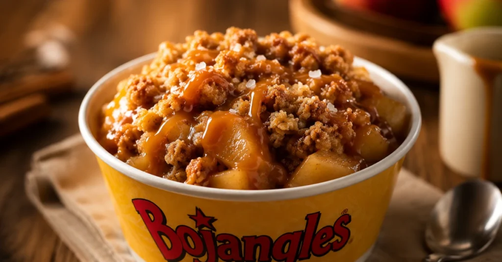 Bojangles Apple Crisp with golden crumble topping