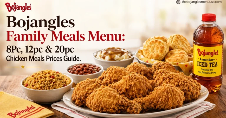 Bojangles Family Meals Menu: 8pc, 12pc & 20pc Prices Guide (2026)