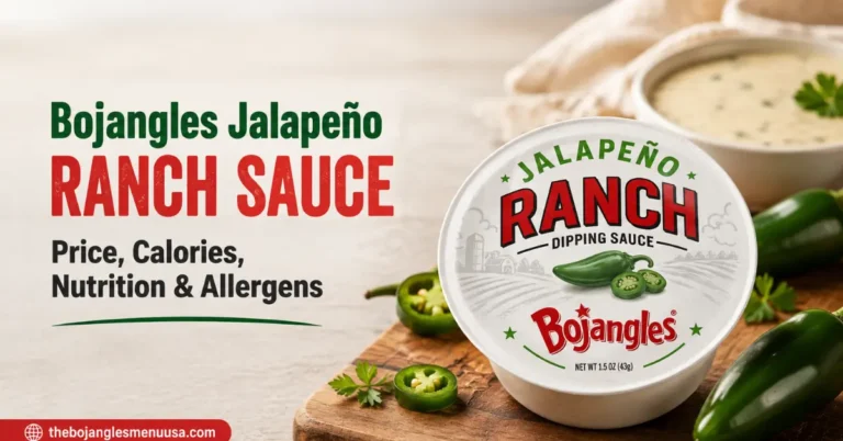Bojangles Jalapeño Ranch Sauce: Price, Calories, Nutrition & Allergens